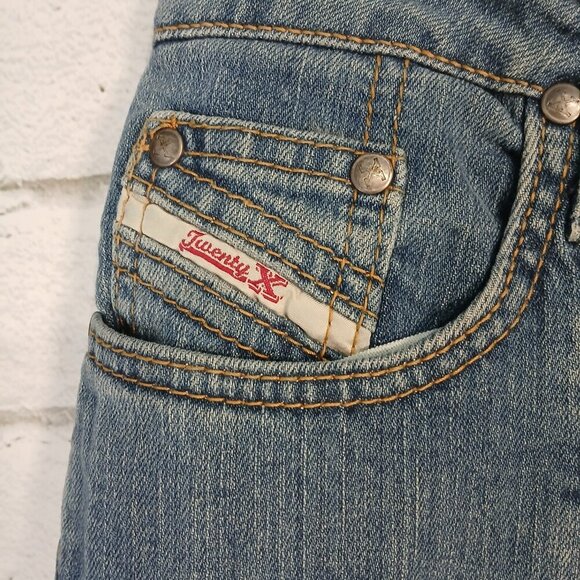 WOMENS HOUSTON LOWEST RISE TWENTY X JEANS, SLIM FIT BOOT CUT, SIZE 11/12 NWT - Picture 9 of 12